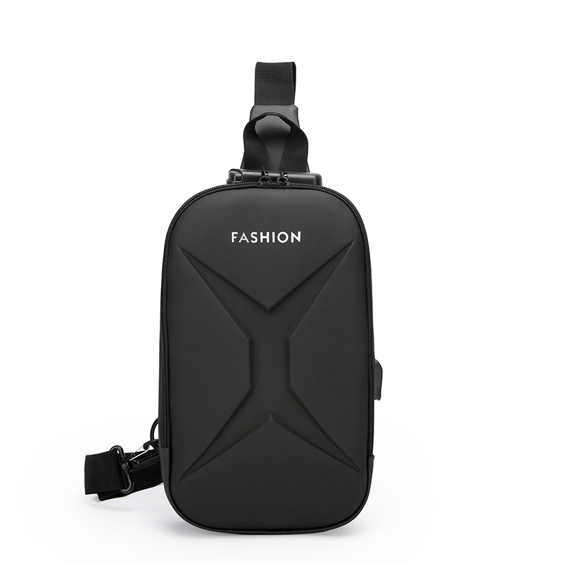 2025 verano mochila casual bolso de pecho para hombre bolso de mensajero bolso de puerto de carga USB al por mayor transfronterizo bolso de hombro de moda