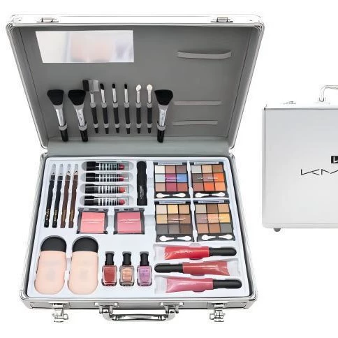 Популярный за рубежом набор для макияжа от визажиста: палетка теней, помада, косметический набор, подарочный набор лаков для ногтей