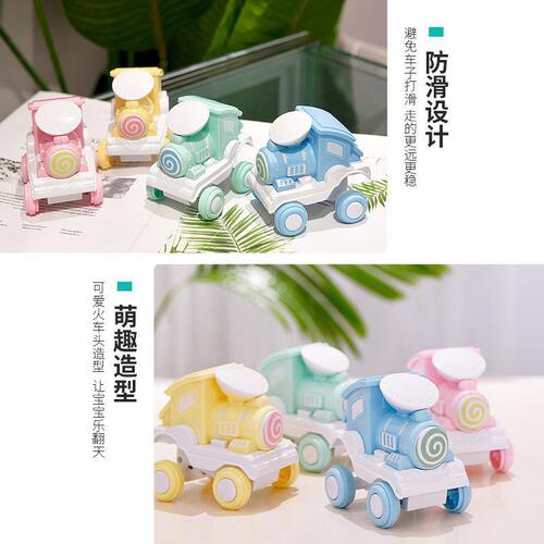 Stunt dump truck 360 degree toy car Cross-border hot selling push and roll train cool children's gift wholesale