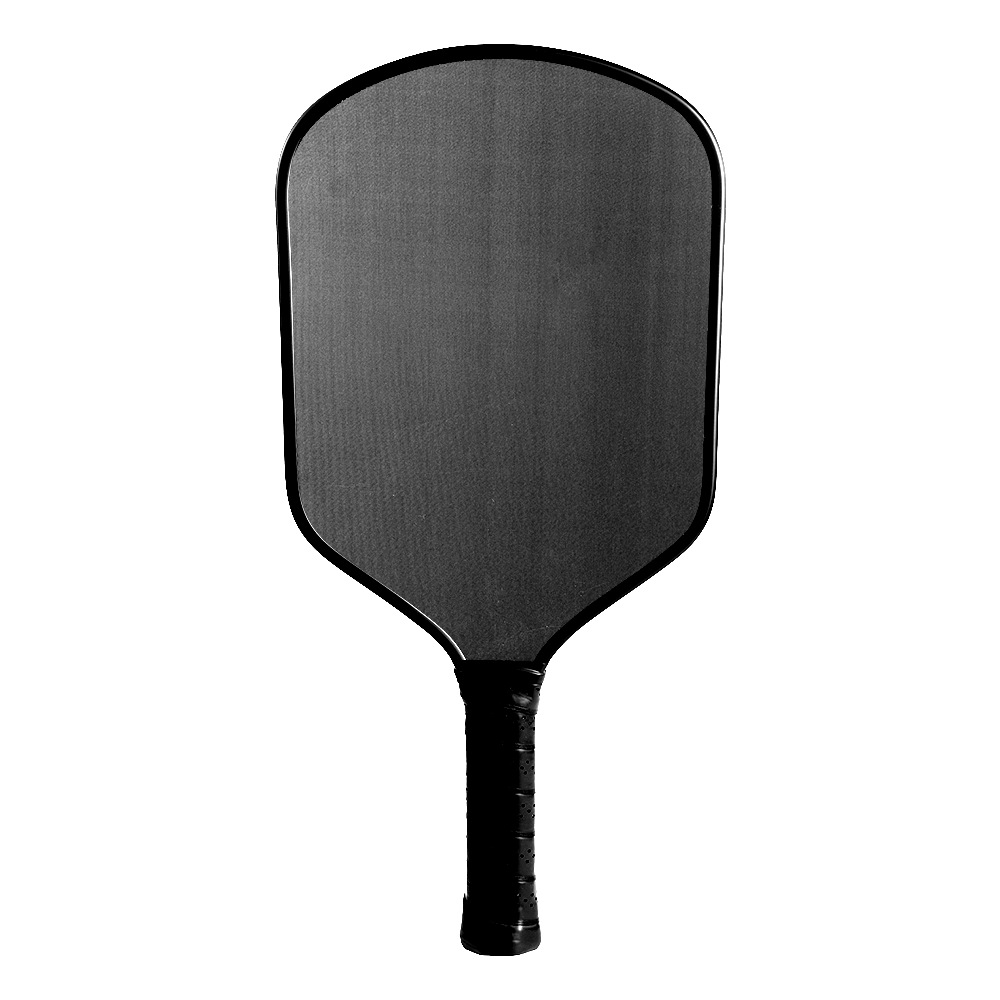 Professional pickleball paddle with carbon fiber face for outdoor competition