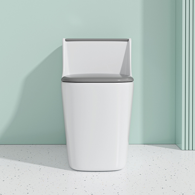 inodoro de cerámica integral inodoro doméstico sifón de drenaje anti-bloqueo inodoro común exportador único de América del Sur