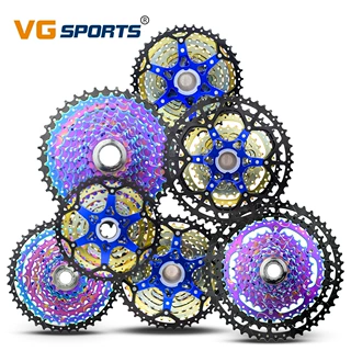 VG SPORTS 8/9/10/11/12速轻量炫彩山地自行车卡式飞轮分体12速50