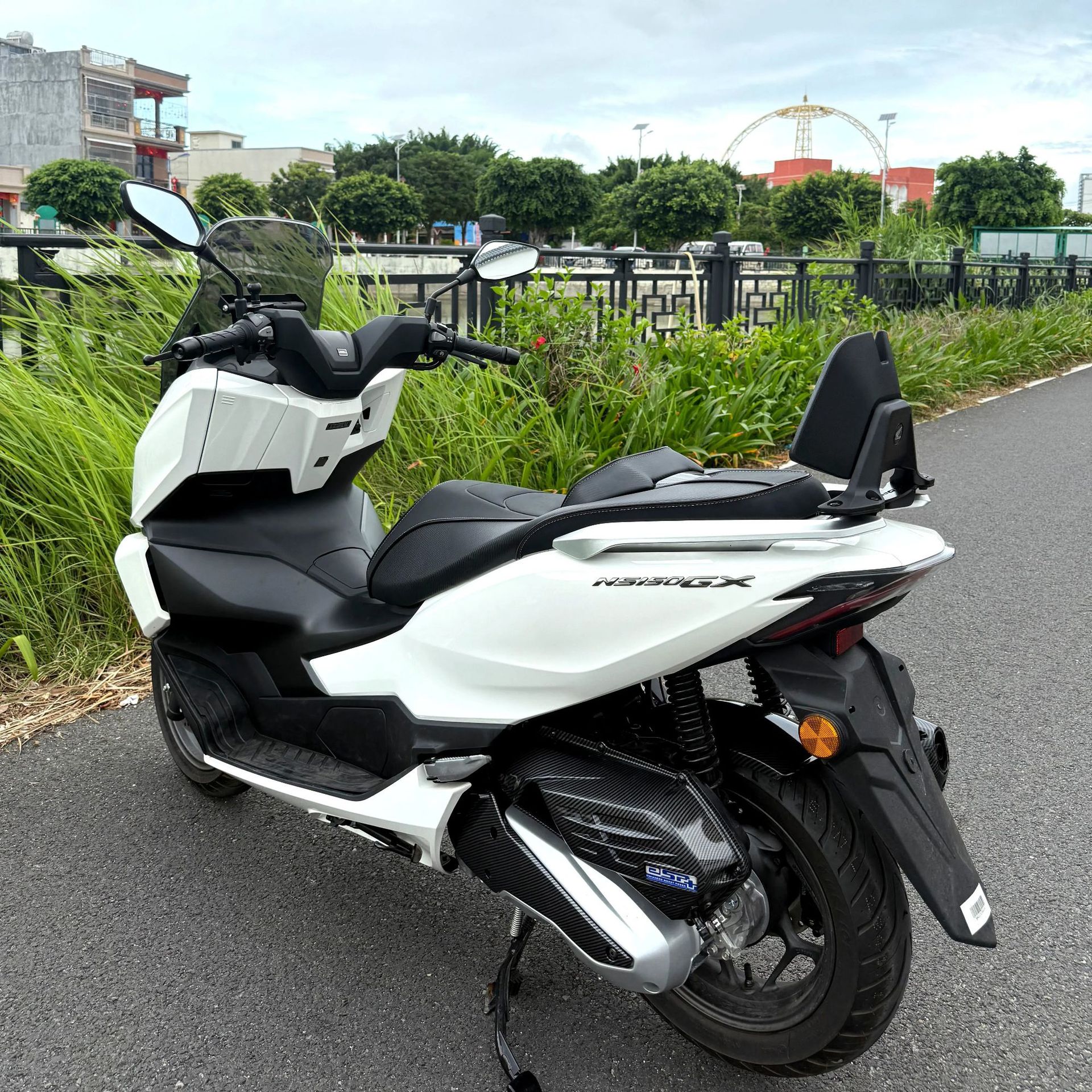 Suitable for 25 Honda Ns150Gx Rear Backrest Modified Passenger Comfort Lumbar Support Cushion Rear Seat Rear Lumbar Support