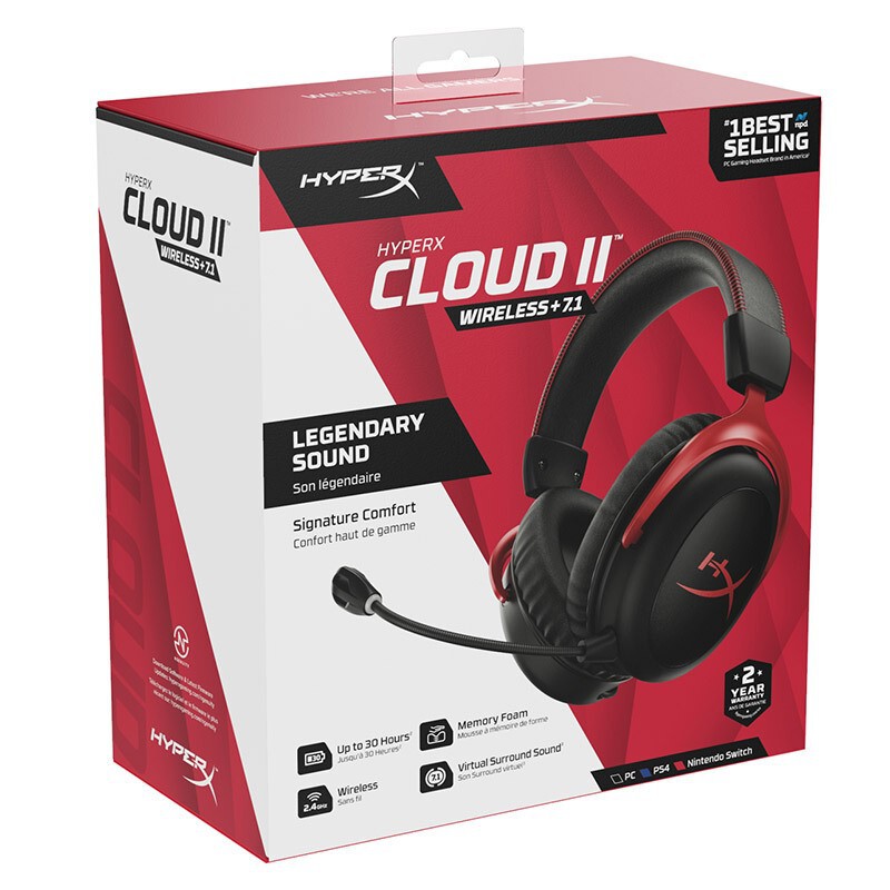 Hyperx cloud 2wireless極度に未知のハリケーン2無線ゲームのヘッドフォンマイクのハリケーン3無線|undefined