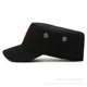 Hat Men's Spring and Summer Red Five-pointed Star Sunscreen Hat Sunshade Red Army Hat Flag Army Hat Men's Flat Top Baseball Cap