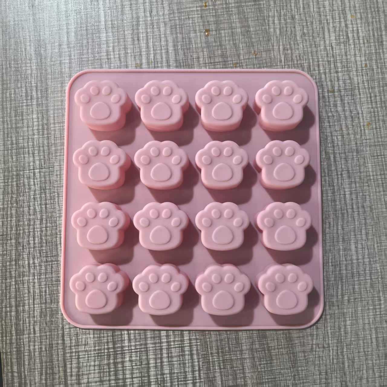 16-piece cute cat claw cartoon plaster mold doll coolomi Crystal epoxy handmade epoxy mold