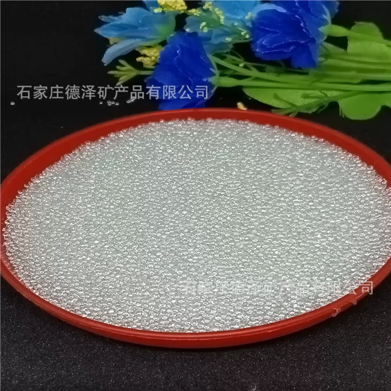 玻璃微珠研磨喷砂除锈道路标线反光标识玻璃微珠美缝剂玻璃微珠