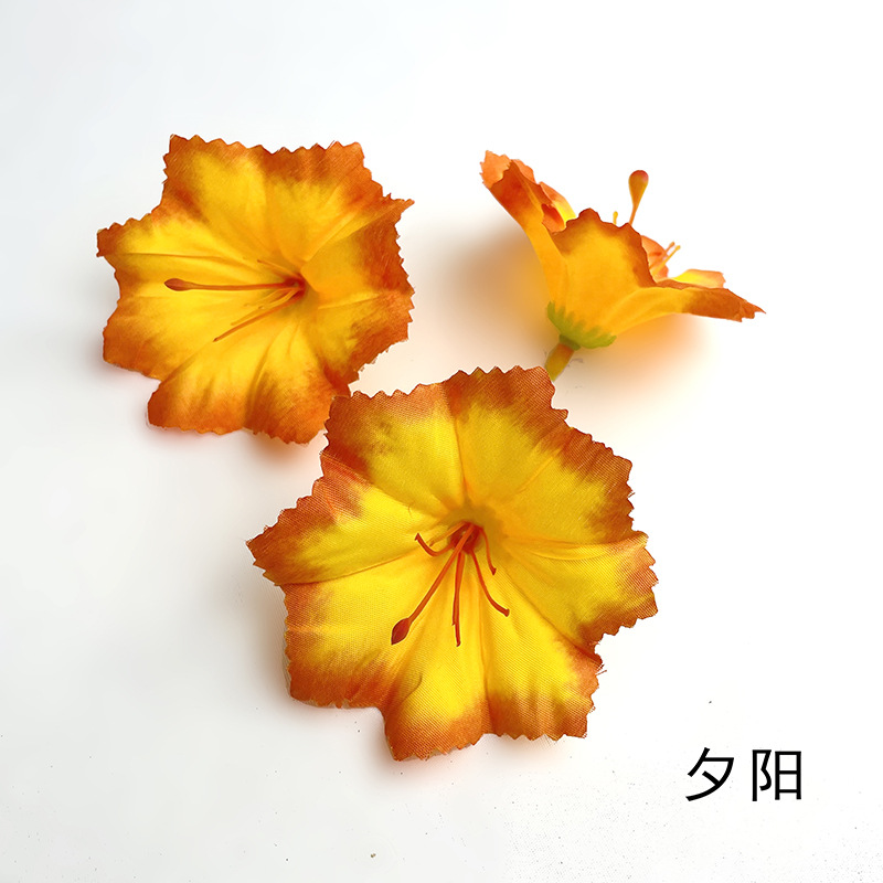 Simulación de flores de lirio pequeñas tocadillos de color hechos a mano didiy flor accesorios de ropa de bodas regalos de mano decoración fotografía