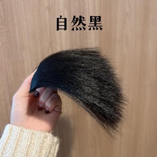 옥수수수염 헤어패드 [내추럴블랙] 2개_3배 더 푹신한 업그레이드 버전 (보이지 않는 모발 볼륨 증가)