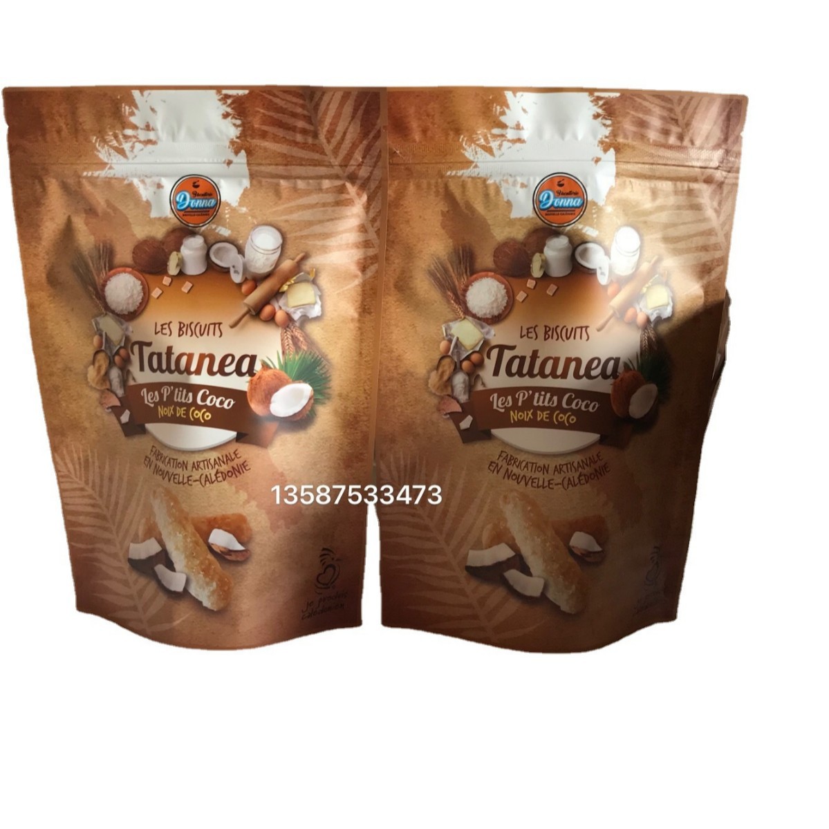 厂家批发外贸易食品饼干薯片充气镀铝箔拉链亚光磨砂塑料包装袋子