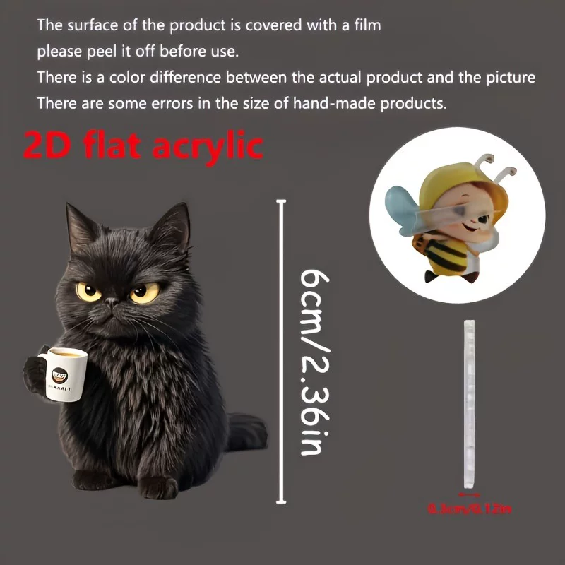 (Cross-border trading), black cute acrylic waterproof aromatherapy