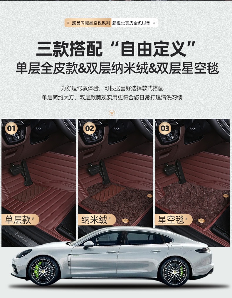Customized for BMW x1x3x4x5 car 5 series 3 series 4 series 7 series 530li525li320li foot pad