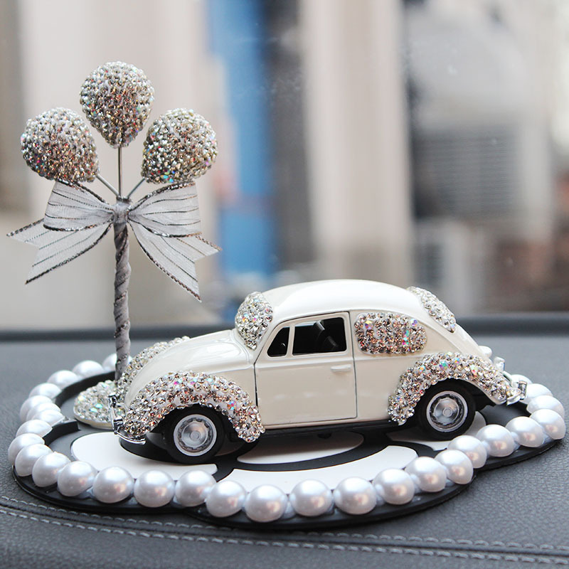 Adornos de coche, perfume de coche, interior, diamante, coche clásico, bola de diamantes, perlas, decoración de coche, consola central, mesa femenina