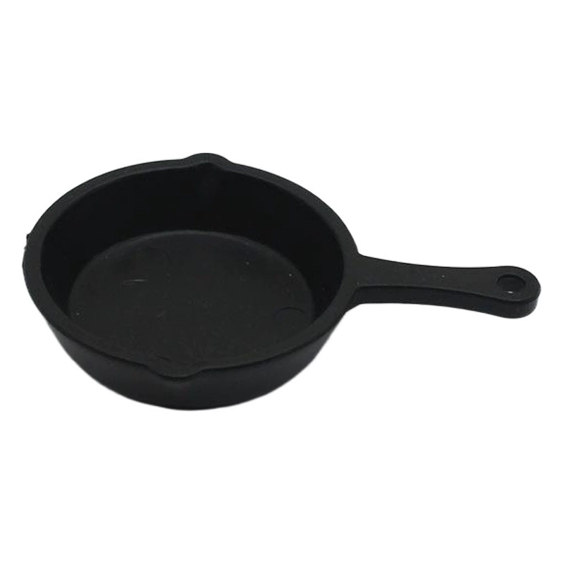 Миниатюрная игрушечная сковорода для детских ролевых игр, реалистичные кухонные принадлежности, материалы для творчества, оптом