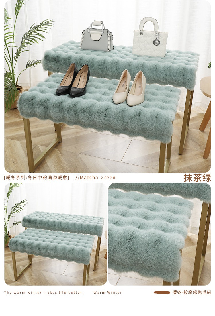 High-End Carpet, Plush Mat, Thickened Sleeping Pad, Transformation Tool for Bedroom, Fluffy Carpet Covering the Entire Room