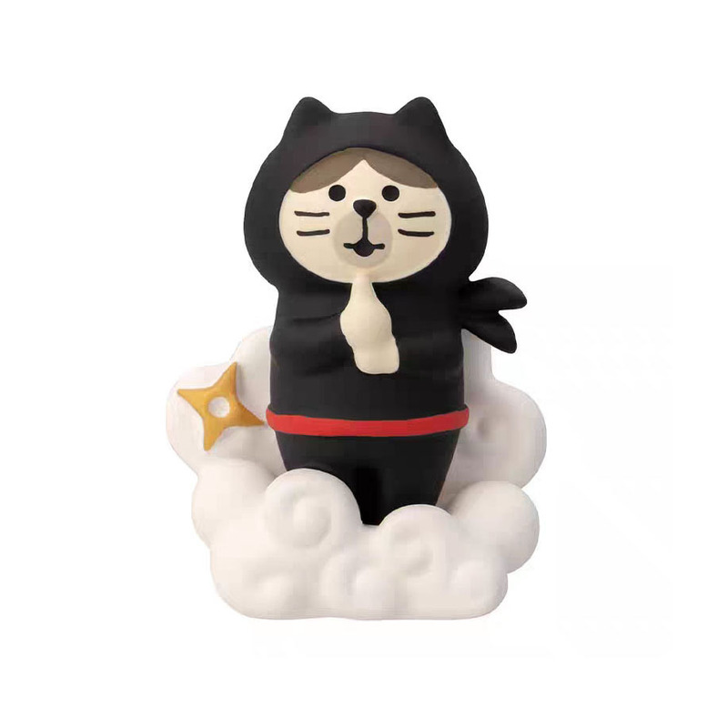 日本の猫の装飾品観光地ギフト ZAKKA ブラインドボックスフィギュア DIY シーン装飾樹脂工芸品小さな装飾品|undefined