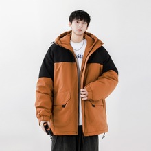 跨境外贸2024新款男士秋冬款韩版潮流加厚羽绒服百搭保暖外套防寒