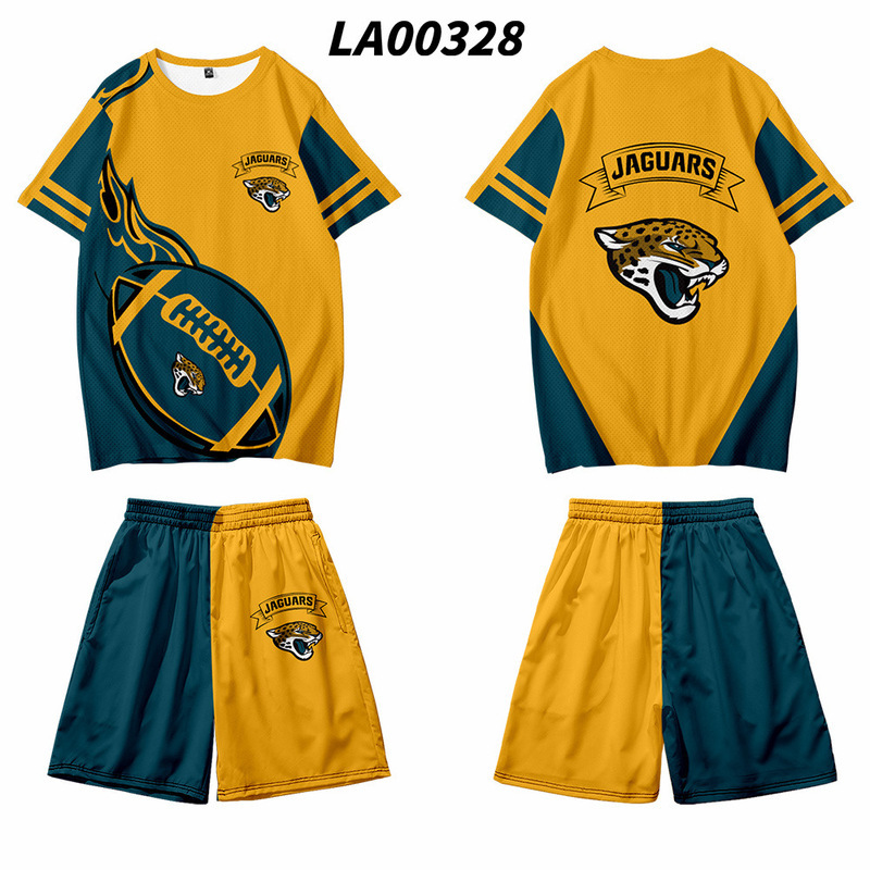 2021 traje de equipo uniforme de la NFL impresión digital impresión digital pantalones cortos de manga corta para hombres y mujeres todos los días se pueden fijar Z