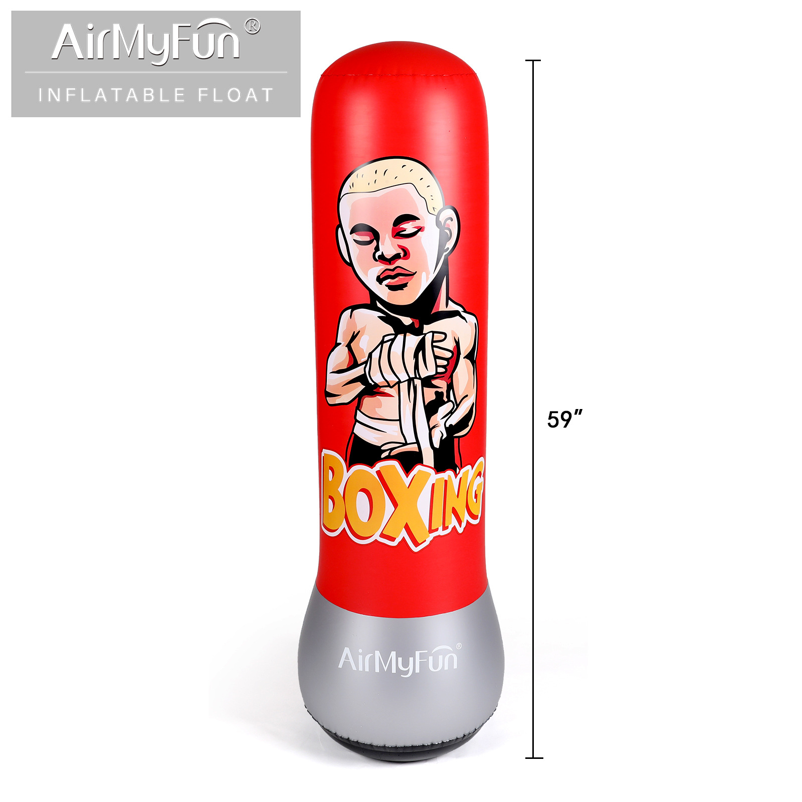 Doctor Dolphin | Vaso inflable para niños 120cm columna de boxeo 160cm columna de boxeo inflable para niños