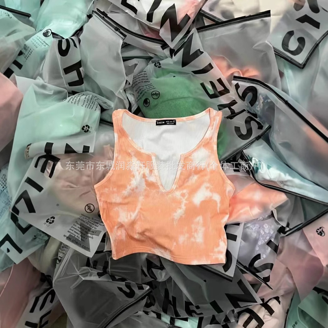 SHEIN Varios Comercio exterior Camisa pequeña Chaleco Camisola Traje de vestido Varios Ropa de mujer Comercio exterior Varios Lote de suministro