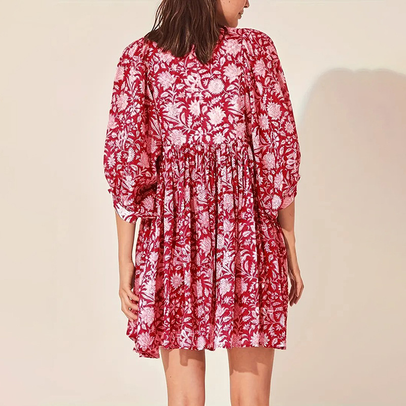 Cross-Border Summer Fashion Women's Clothing Plus Size Loose Strap Personality Artistic Retro European And American_ecoleips.com