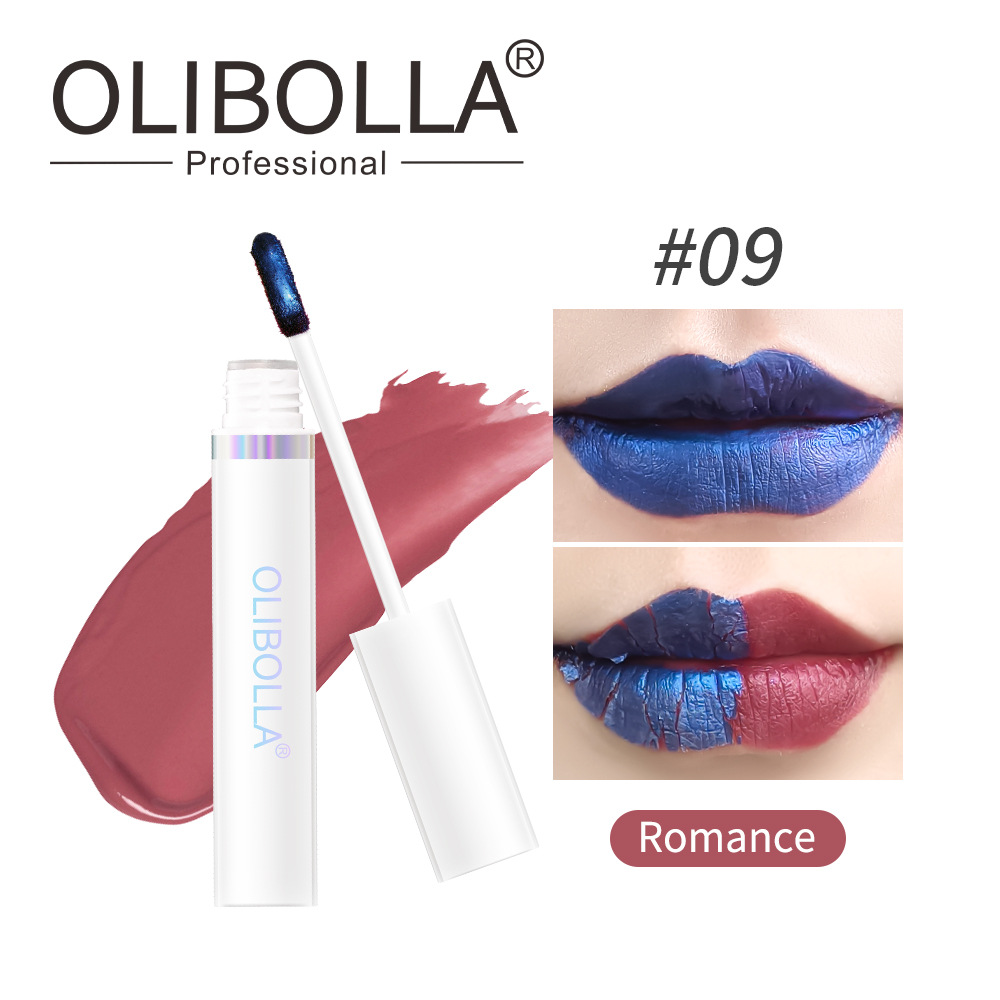 Esmalte de labios rasgado de 9 colores, brillo de labios teñido mate, máscara de labios, resistente al agua de larga duración, no se desvanece, no se cae, fabricante