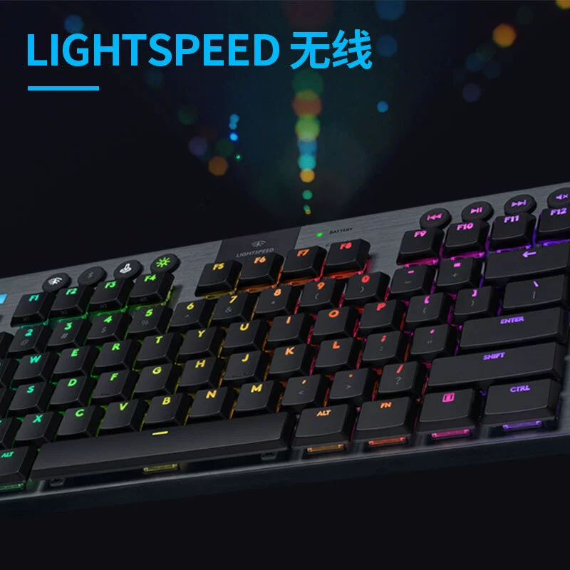 Логитек (G) G913 TKL механическая беспроводная Bluetooth клавиатура с двойной моделью RGB подсветкой, маленький размер без цифровой клавиатуры