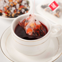 Raw materials for sour plum soup: tea, osmanthus, ancient pharaoh, Beijing flavor, dried plum juice, drink, tea bag, Chinese herbal milk tea