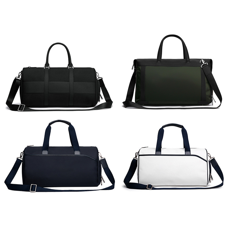 Túi đựng đồ golf nam siêu nhẹ vải nylon da, ngăn riêng giày tiện lợi — 403001-màu xanh, 403001-màu trắng, 403002-Màu đen, 403003-xanh lục đậm