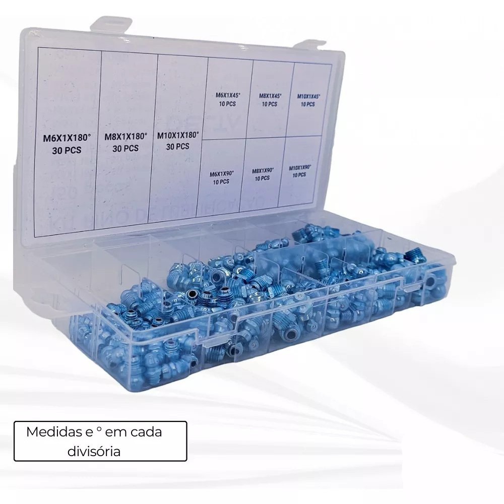 跨境热销黄油嘴牛油嘴套装注脂油嘴150pcs公制110pcs