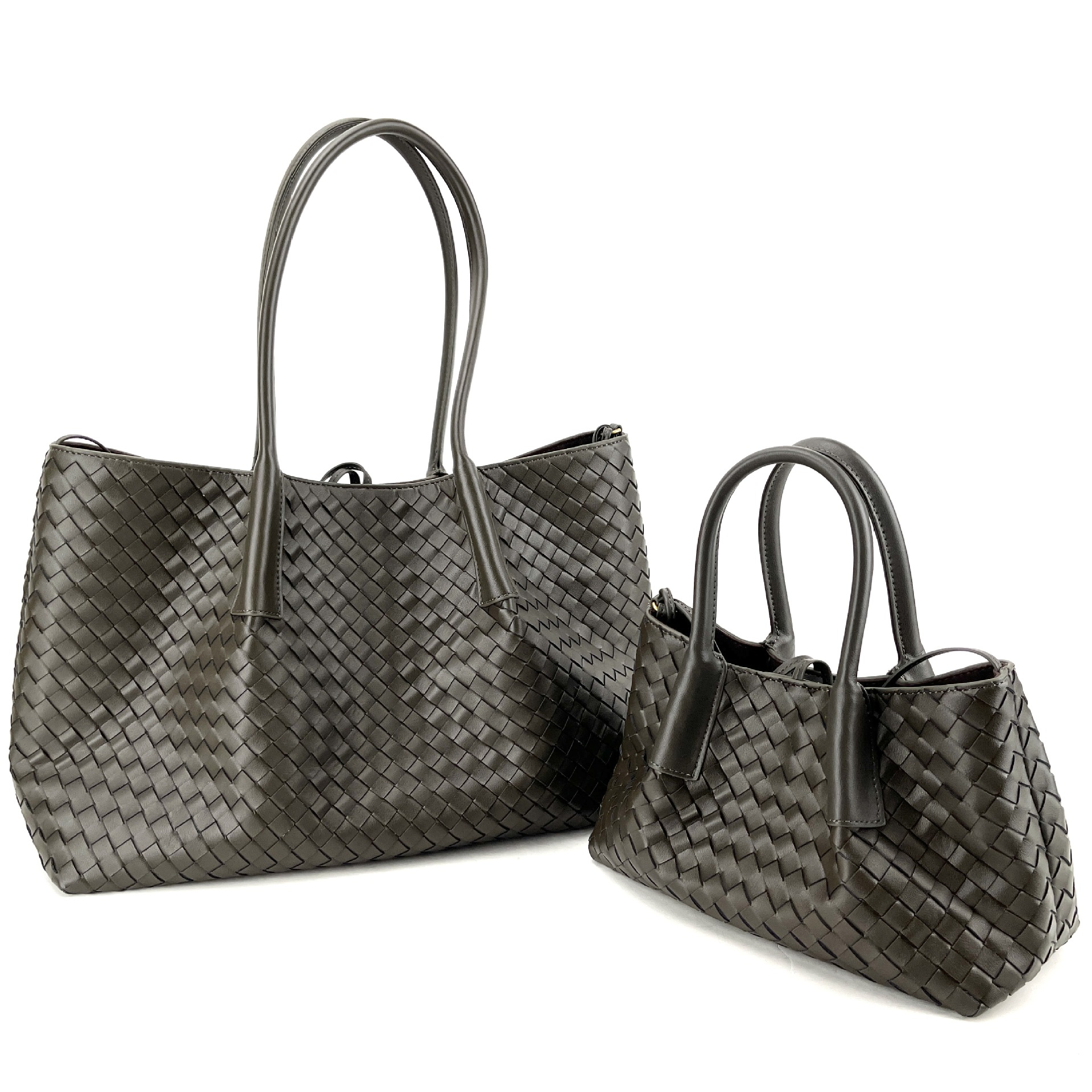 2025 New Cowhide Woven Handbag Niche Fashion Shoulder Crossbody Bag Women's Banquet Envelope Bag - Thumbnail 6
