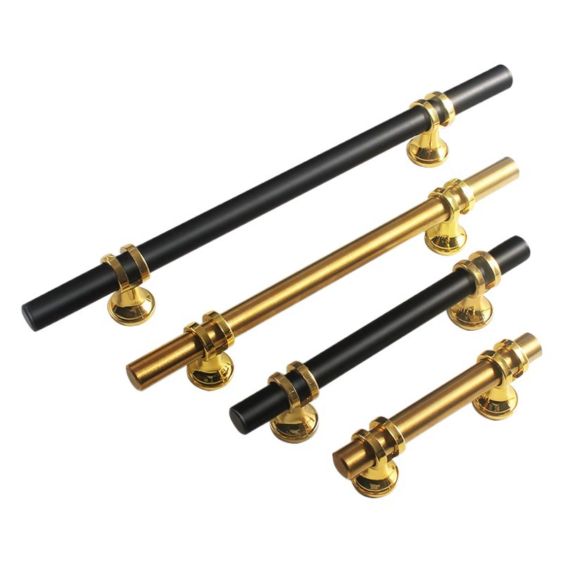 Скандинавская легкая роскоши из нержавеющей стали ручка шкаф ящик для ящика с одним отверстием золото высокого качества медный цвет ручки фурнитура