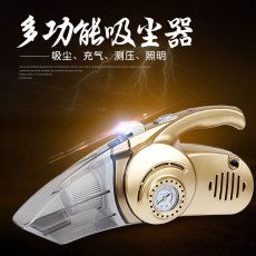 新款车载吸尘器便携式大功率12V强效干湿两用四合一车载打充气泵