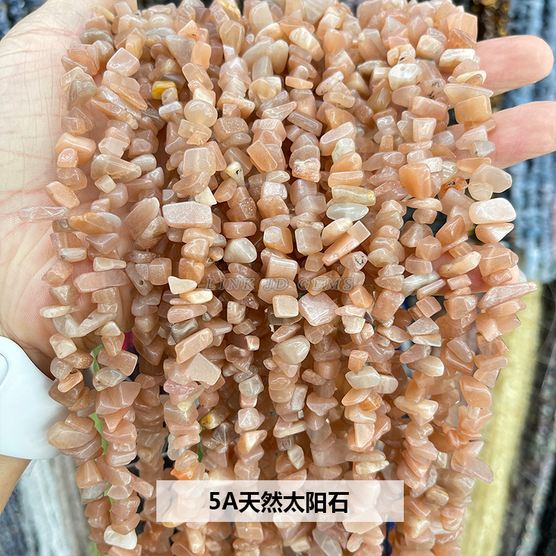 結晶徳宝飾品アクセサリー砂利diyブレスレットビーズ消磁石穴貫通砂利半製品卸売り|undefined