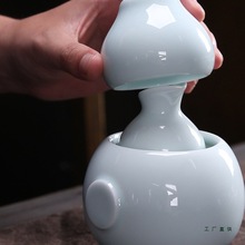 温酒壶家用烫酒壶暖酒陶瓷老式热酒具二两白酒黄酒温酒器烈酒套装