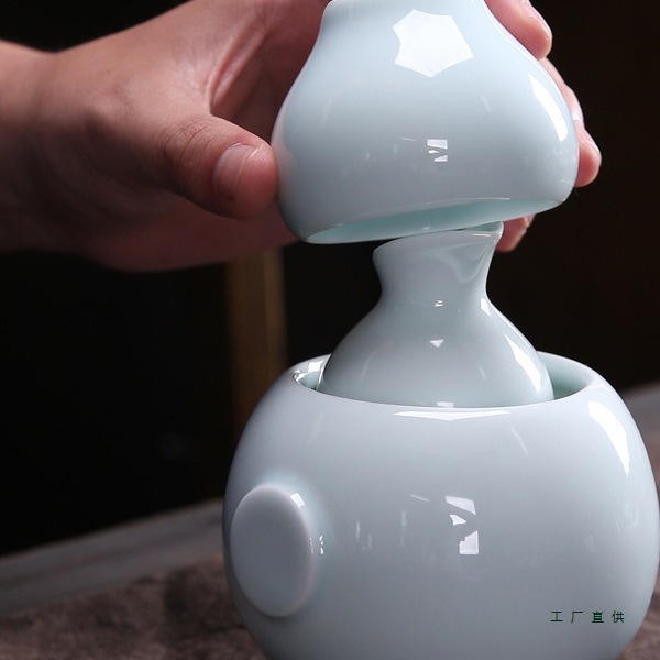 温酒壶家用烫酒壶暖酒陶瓷老式热酒具二两白酒黄酒温酒器烈酒套装