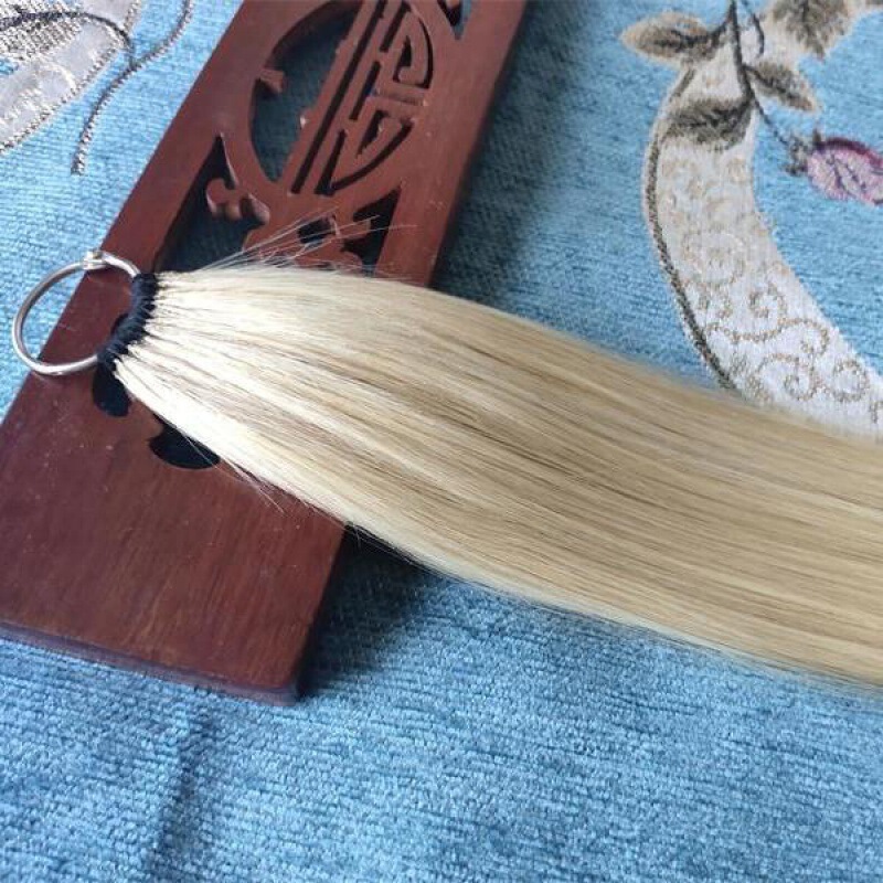 第二世代フェザー9度カラーヘアエクステンション、リアルヘアゴールドホワイトフェザーヘアエクステンション、ハイライト、シームレスヘアエクステンション、手織り直販|undefined