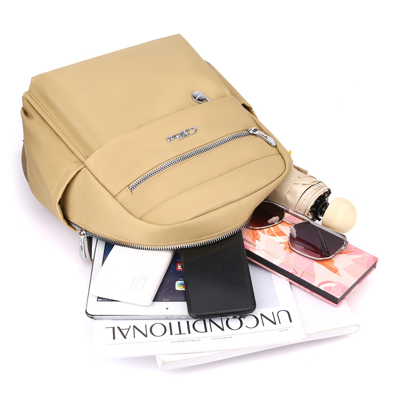 Mochila tendencia transfronteriza 2024 primavera nueva mochila para mujer bolsa de viaje informal mochila escolar para estudiantes bolsa de tela de nailon