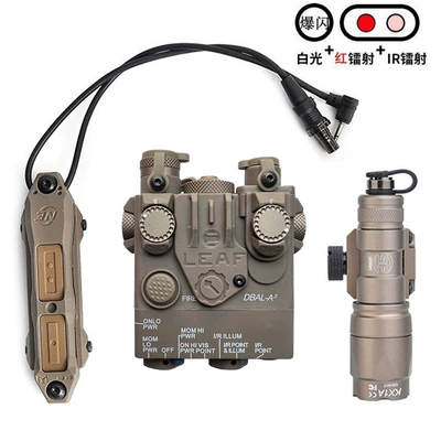 UV fənərlər, IR laser indicator M300A/M600C tactical - sand-color-suit-red-laser-ir-laser-m300a-dual-control-lighting