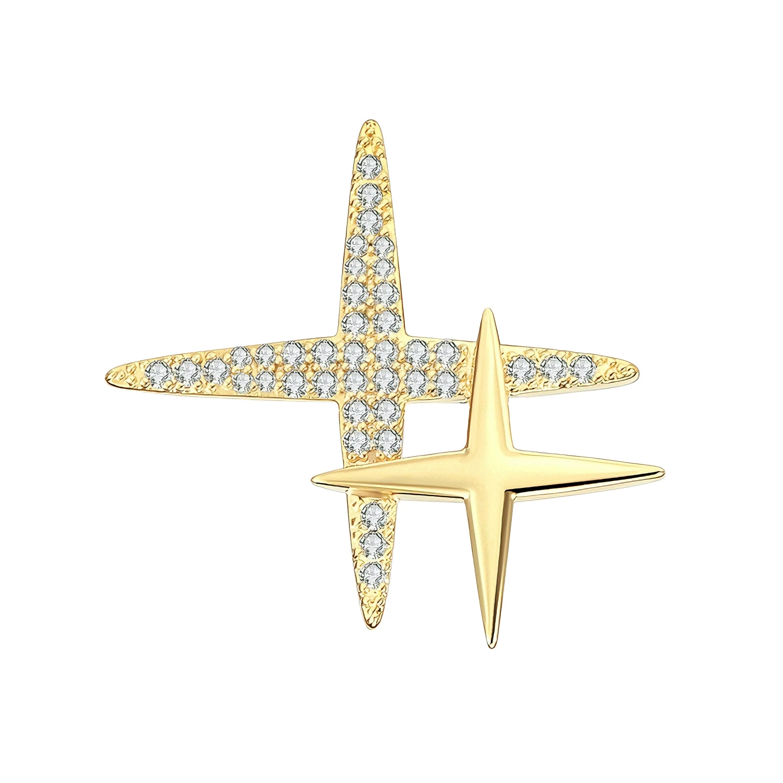 Brooch, elite protective underware with zircon, pin, accessories, high-quality style, micro incrustation