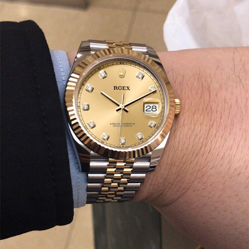 Wave Qin watch Swiss genuine men's waterproof couple's watch fully automatic mechanical watch luminous fashion casual wristwatch Wave Qin watch Swiss genuine men's waterproof couple's watch fully automatic mechanical watch luminous fashion casual wristwatch