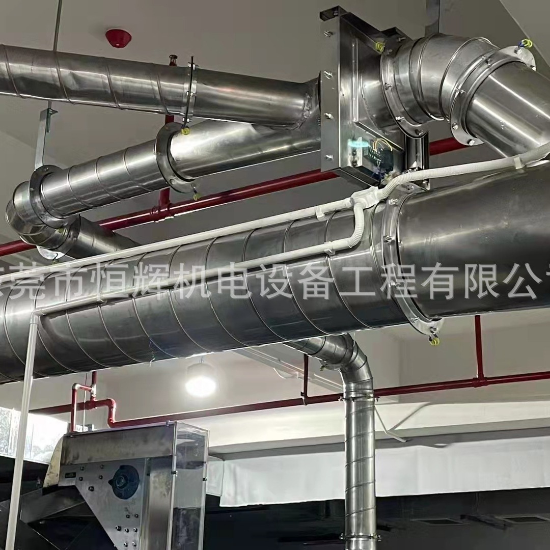 圆形风管 圆形螺旋风管 通风螺旋风管恒辉机电型号齐全