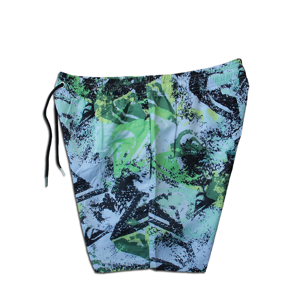 Quick Drying Men's Swim Trunks Casual Beach Shorts With Mesh Lining_voghion.com