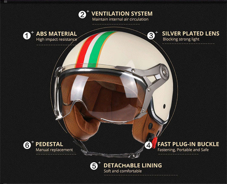 Foreign trade for electric car helmet half helmet four seasons universal men and women half cover motorcycle helmet in stock generation