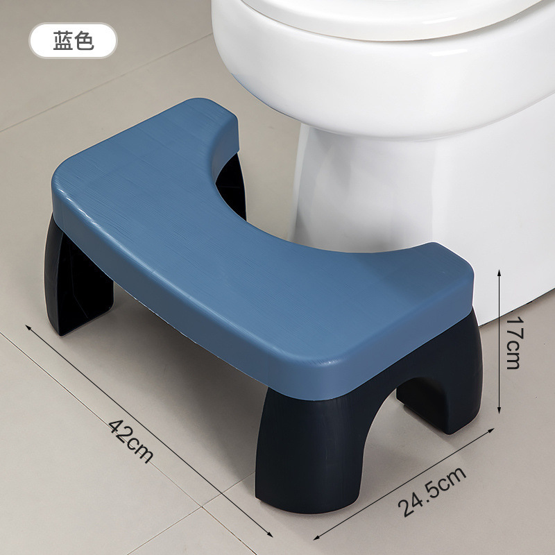 厚みのあるトイレ踏み台、うんちスツール、トイレ足置き便アシスタントスツール、滑り止め大人用フットレストチェア|undefined