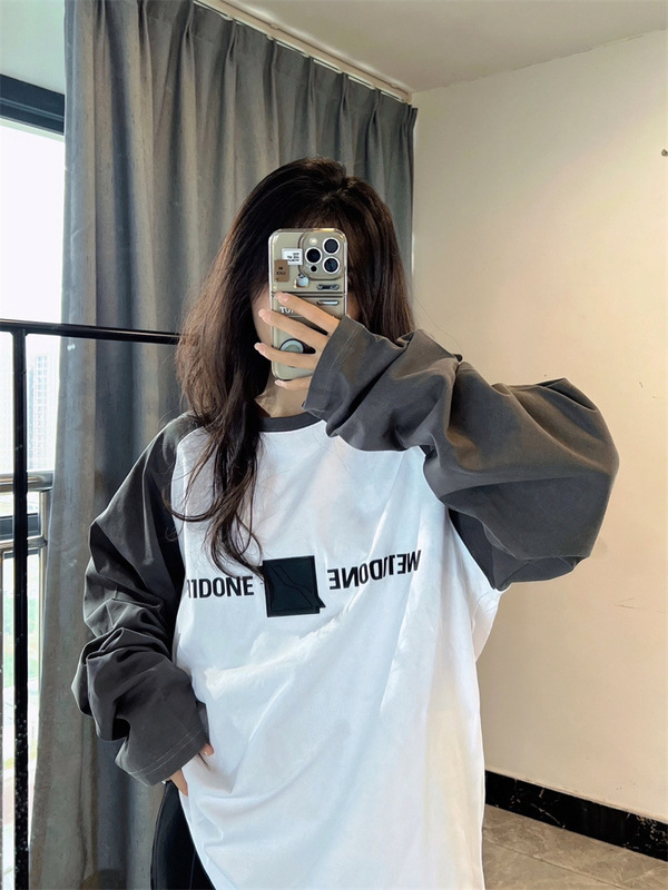 25ss潮牌爆款高版本新款WE11印花LOGO合集男女宽松休闲百搭长袖|undefined