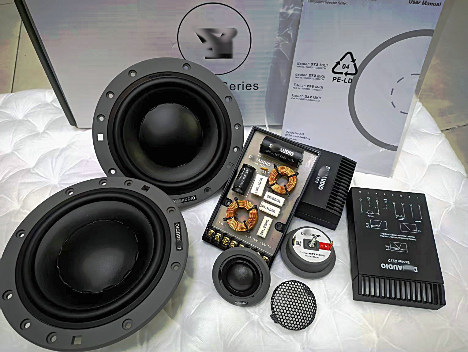 Danish car speakers ESOTAN 272 MKⅡ two-way high and low frequency speaker upgrade modification kit