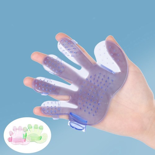 Five-finger brushing cat gloves, cat and dog hair removal, combing and brushing artifact, cleaning, bathing, massage and beauty gloves