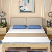 【特价热卖】实木床1.8米松木双人床1.5米经济型成人现代简约简易