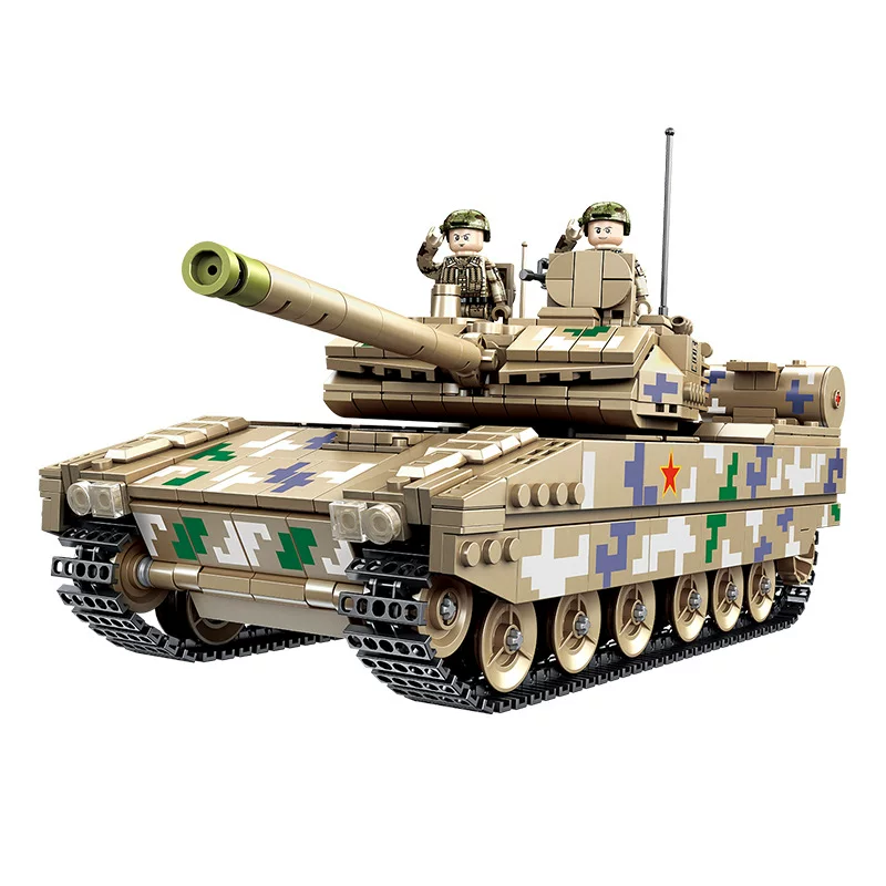 Panlos Military Series 15 Тип 15 Легкий танк Детская головоломка с хвалебными блоками Модель игрушки в подарок 639001